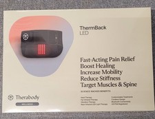 Therabody Thermback 4 In 1 Back Wrap With Heat  Vibration Therapy, Black