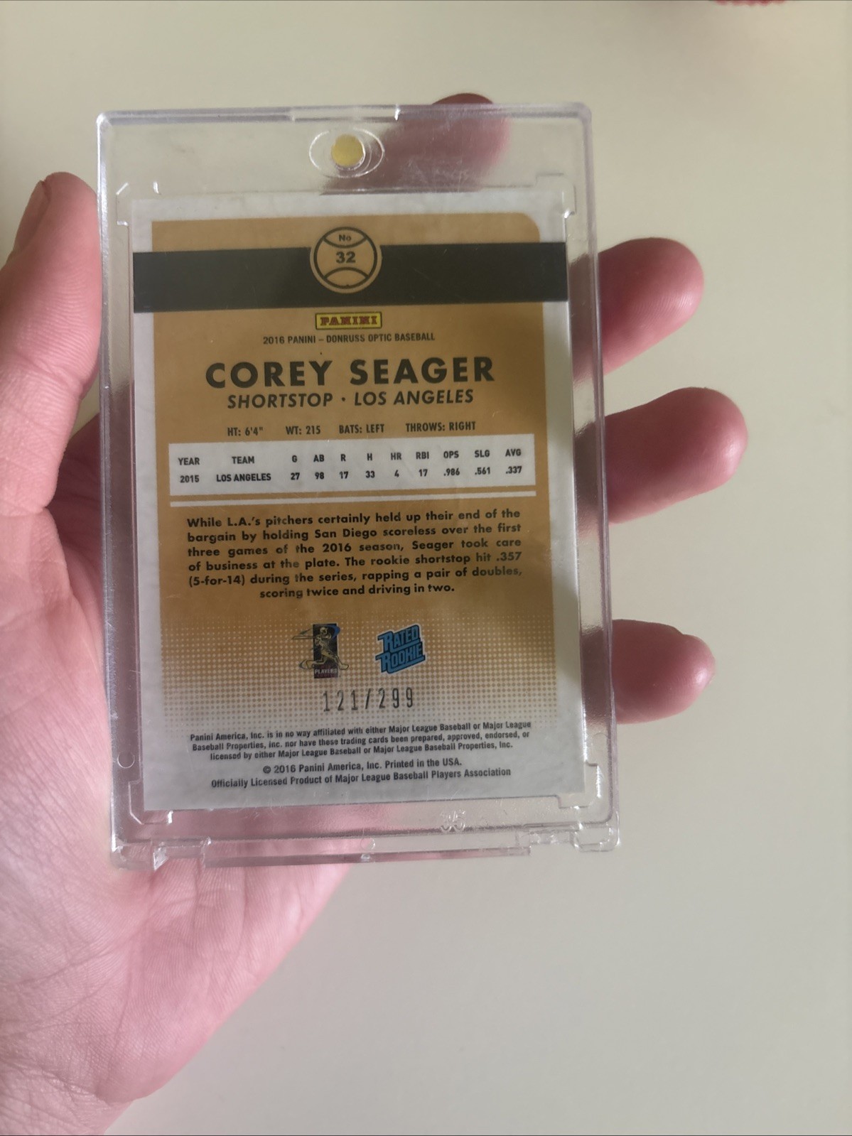 corey seager view 5