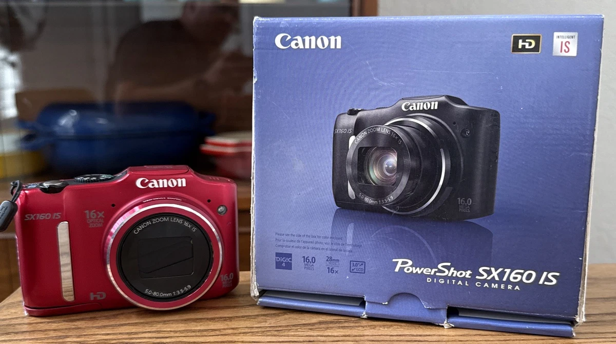 Preços baixos em Canon PowerShot SX160 IS Câmeras Digitais | eBay