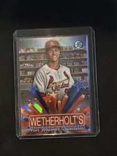 🔥JJ Wetherholt 2025 Bowman Chrome #HS-1 Fair Weather Collectibles Cardinals