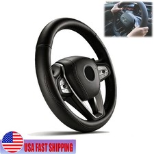 Microfiber Leather Car Steering Wheel Cover For 14 12-15 Car Wheel Protector