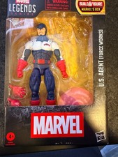 Marvel Legends U.S. Agent Force Works Box BAF. Hasbro No BAF piece.