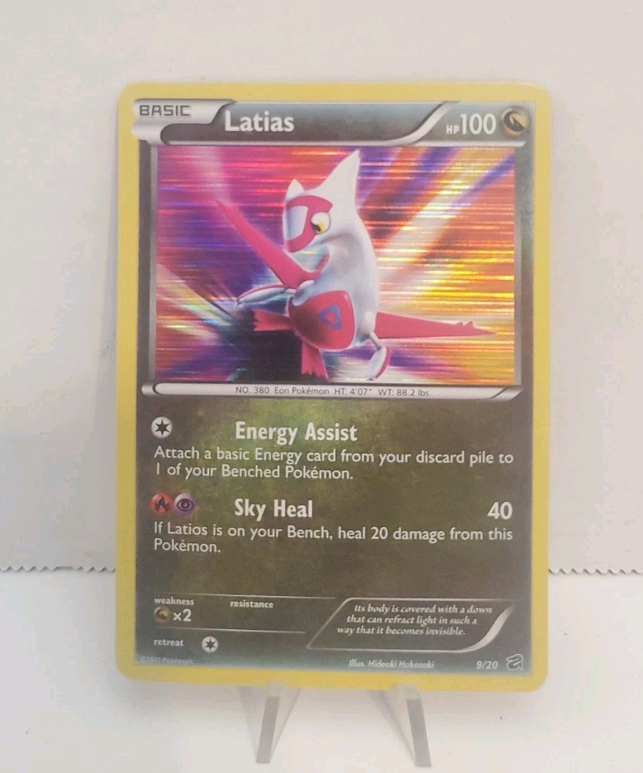 Latias 9/20 Dragon Vault Holo Rare Pokemon Card LP - NO STAMP