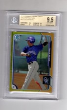 2015 Bowman Draft Chrome Picks Gold Refractor /50 Tyler Nevin BGS 9.5 Gem Mint