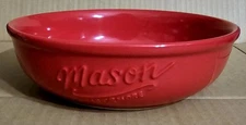 Mason Craft & More Red Shallow Soup/Cereal Bowl EUC 