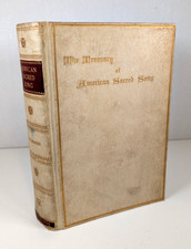 Treasury of American Sacred Song, 1896 Limited Edition #166/200 Handmade paper
