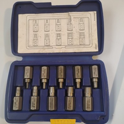 Irwin Hanson 53203 Hex Head Multi-Spline Extractor 1/8 - 13/32 10 PCS 53226
