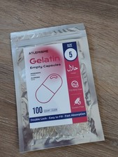Empty Capsules Size 5 100 Count, Small Clear Empty Gelatin Capsules