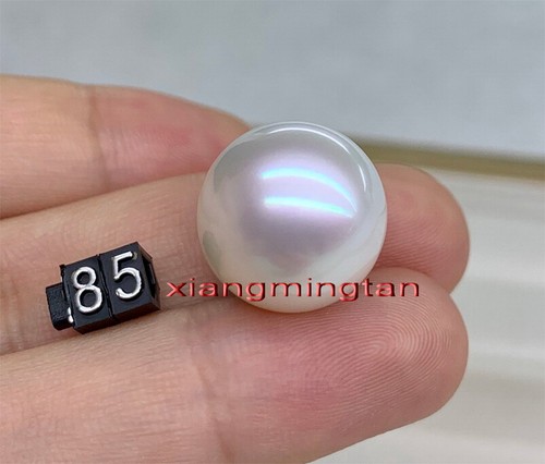 Collectibles real Top quality perfect round WHITE 17-18MM LOOSE SOUTH SEA PEARL - Picture 4 of 4