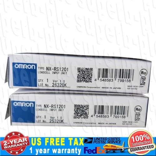 Omron NX-RS1201 Loadcell Input Unit NXRS1201 New Original Fast Shipping