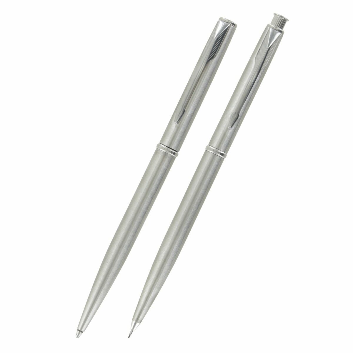Parker Insignia Set Stainless Steel Ballpoint Pen & Pencil Parker Insignia Set Stainless Steel Ballpoint Pen & Pencil