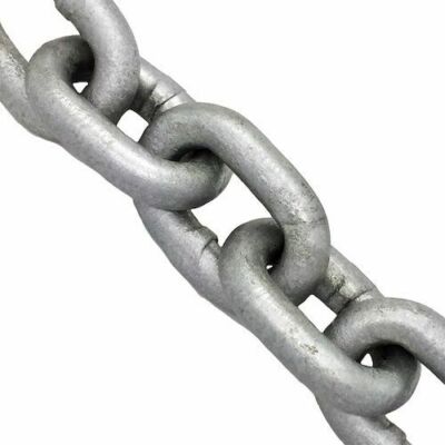 30 MTR 6 MM KURZGLIEDERANKERKETTE VERZINKT DIN 766 FESTMACHERKETTE