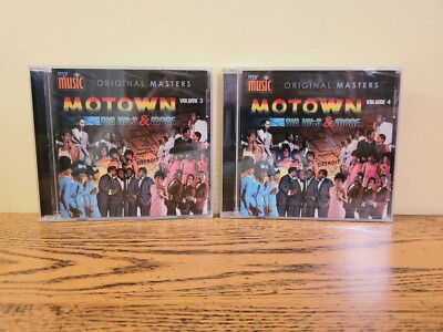 Motown Big Hits & More Original Masters CD Lot Volume 3 & Volume 4