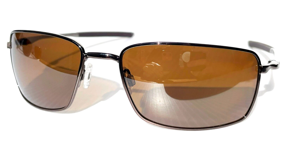 NEW Oakley SQUARE WIRE Tungsten POLARIZED Tungsten Lens Sunglasses