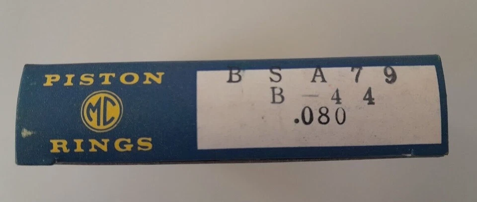 Five Sets of .080 Oversize Piston Rings for BSA B44 Vintage Motorcycles - Image 4 of 4