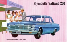 1965 Plymouth Valiant 200 2-Door Sedan - Promotional Advertising Poster