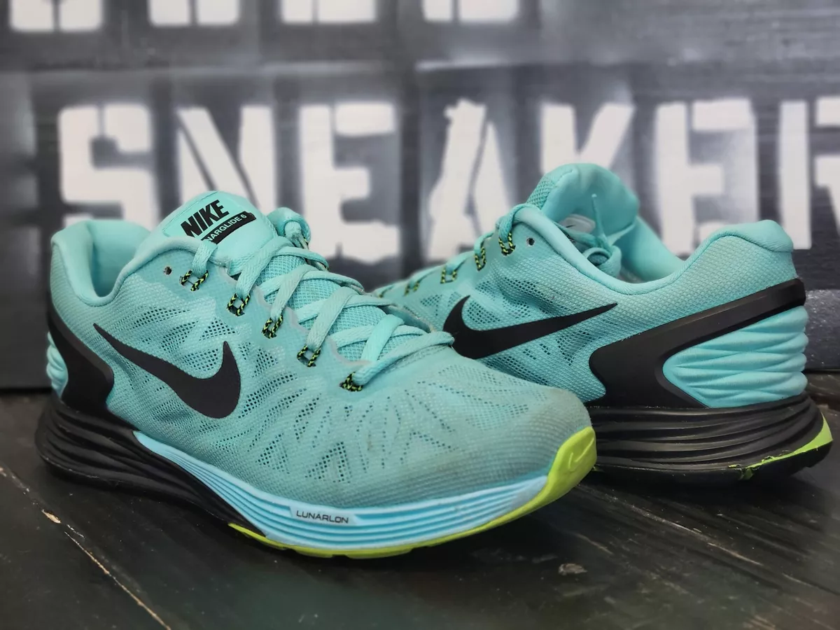 2015 Nike Lunarglide 6 Aqua Green Running Shoes 654434-403 7 | eBay