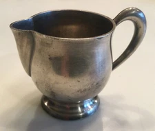 RARE 1938-45 Krupp Berndorf 2” Mini 4cl Silver plate Creamer SIGNED BY ARTIST