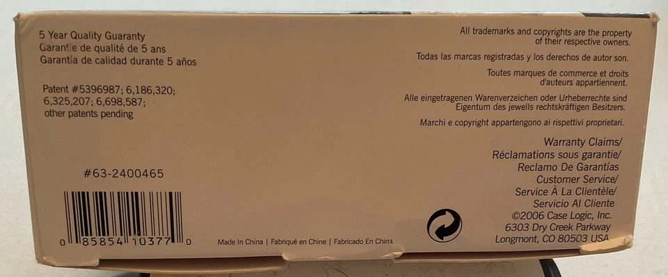 Case Logic CDS120 ProSleeves 60 Double Sided CD Sleeve 120 CD Capacity - Image 4 of 4