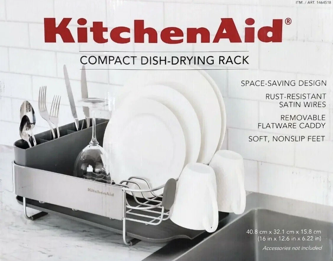 KitchenAid Compact Stainless Steel Dish Drying Rack