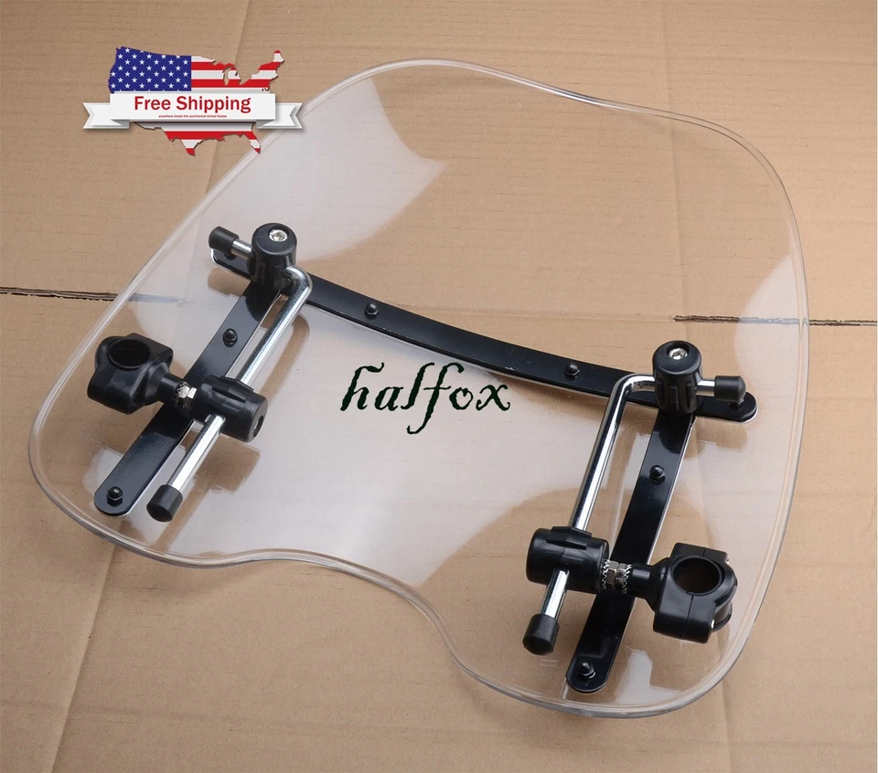 Parabrisas transparente para Yamaha V-Star XVS1100 XVS650 XVS1300 XVS950 Foto 3 de 4