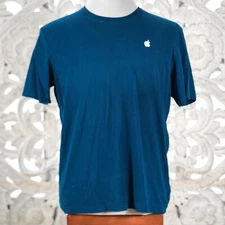 Apple Inc. Employee T-Shirt Blue Men’s L | Authentic Staff Uniform | Tech Iconic