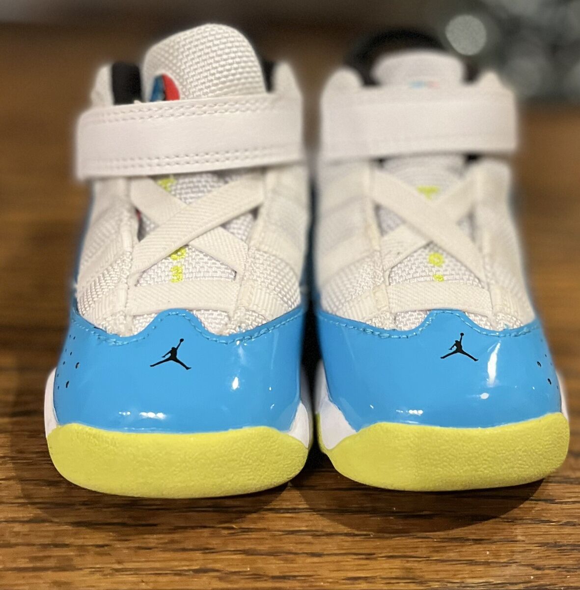 Air Jordan 6 Rings TD 'White Light Blue Fury' CK0033-100 Air Jordan 6 Rings TD 'White Light Blue Fury' CK0033-100