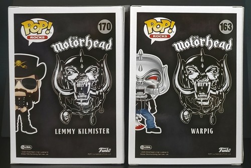 Funko Pop Lot! Rocks Motorhead Lemmy Kilmister and Warpig *MINT* - Picture 5 of 12