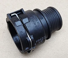 Norma RSS Normaquick PS3 VDA NW20-0 straight coolant connector, 20 mm to 1" hose