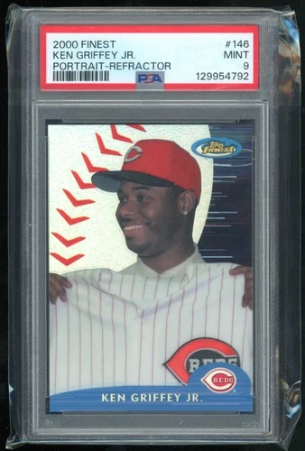 2000 Finest #146b Ken Griffey Jr. Refractors : Portrait PSA 9 Pop 50