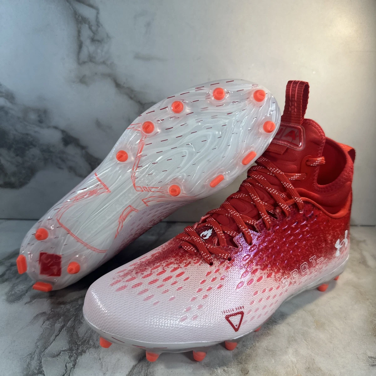 Under Armour Spotlight Lux MC 2.0 Red White for sale | eBay