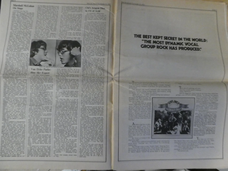 Rolling Stone magazine no 70  Nov.   -70 Grace Slick John Phillips - Image 4 of 4