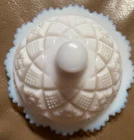 Vintage Westmoreland Milk Glass Thumbelina Individual Butter Pat Covered Dish