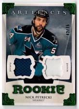 2013-14 Artifacts Jerseys Patch Emerald Nick Petrecki Rookie Jersey/Patch 42/75
