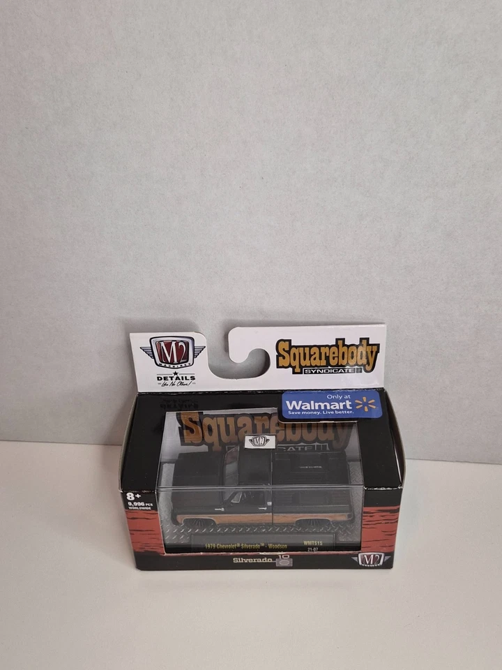 Chevrolet Silverado Woodson Squarebody Syndicate 1979 máquinas M2 1:64 Foto 2 de 4