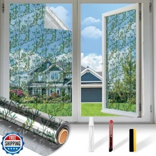 Countewol Upgraded Window Privacy Film One Way Daytime Privacy Static Cling S