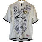 MK Dons 2004-2006 Home Shirt Line Size IV Signed Over 20 Signatures