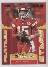 2019 Score Fantasy Stars Red Patrick Mahomes II #FS-1 uk2