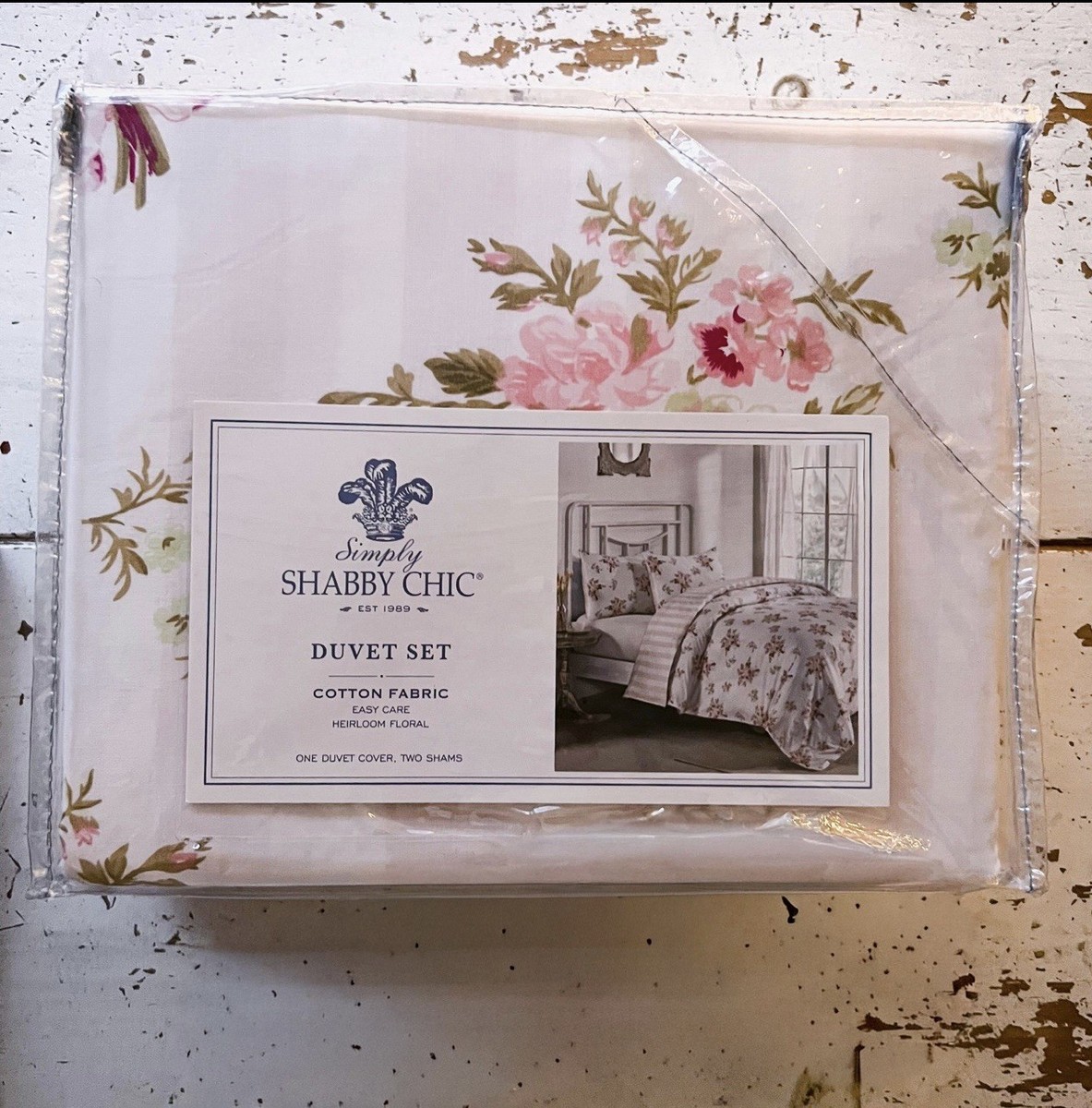 Rachel Ashwell Simply Shabby Chic 3 Piece Duvet Set Full/Queen | eBay