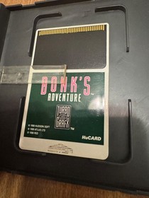 Bonk's Adventure (NEC Turbografx-16) Turbo Grafx CIB complete video game BONK