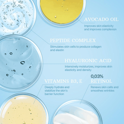 Face Moisturizer Collagen Cream Anti Aging Face Cream with Retinol Hyaluronic - Bild 3 von 10
