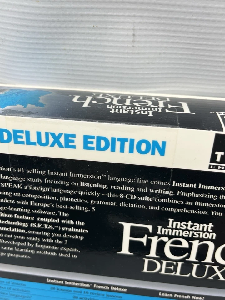 NEW Instant Immersion French Deluxe Complete Language Learning Collection SEALED - Image 4 of 4