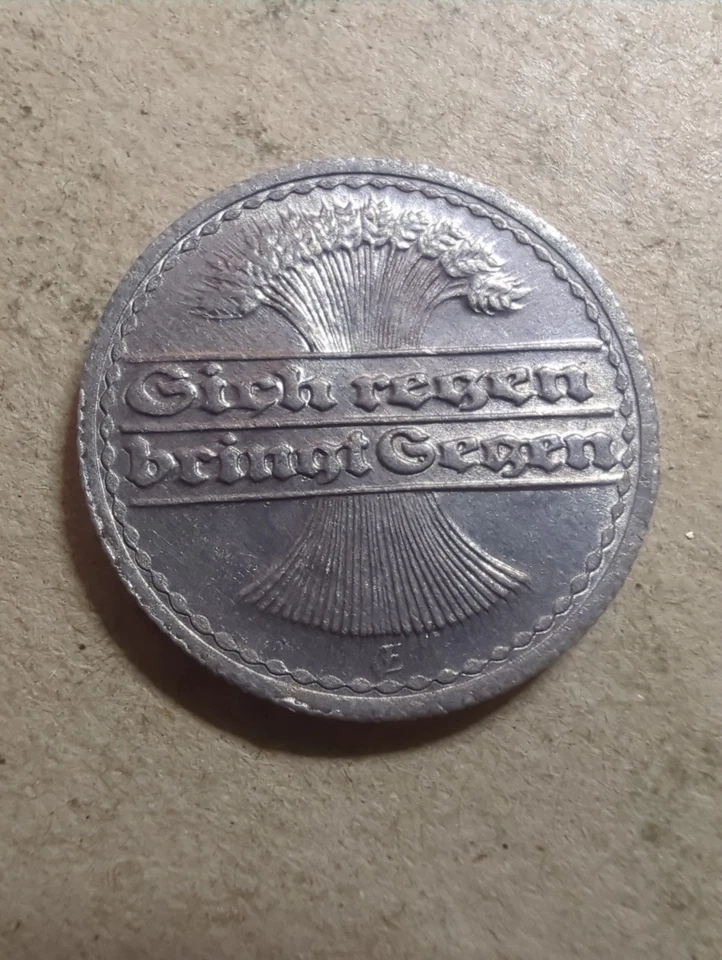 DR 50 Pfennig 1921 E #-781 - Bild 2 von 2