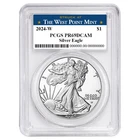 2024-W $1 1-oz Proof American Silver Eagle PCGS PR69DCAM West Point Label