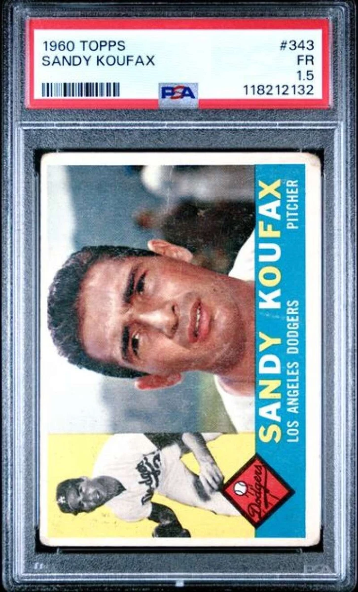 Topps Sandy Koufax 1960 Season Baseball Sports Trading Cards