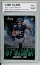 2024 PANINI ABSOLUTE #BS-ROE ROME ODUNZE BY STORM ROOKIE GREEN SPECTRUM 01/25