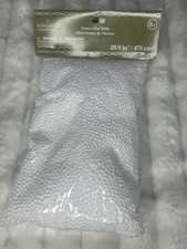 Ashland Foam Mini Balls   White Craft Filler Foam Beads   28.9 in  / 473 cm 