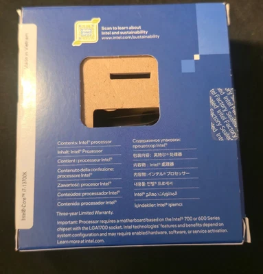 Core i7-13700K listing on ebay