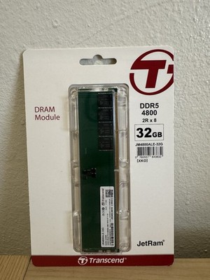 BRAND NEW 32GB Transcend JetRam DDR5 4800MHz Computer Memory