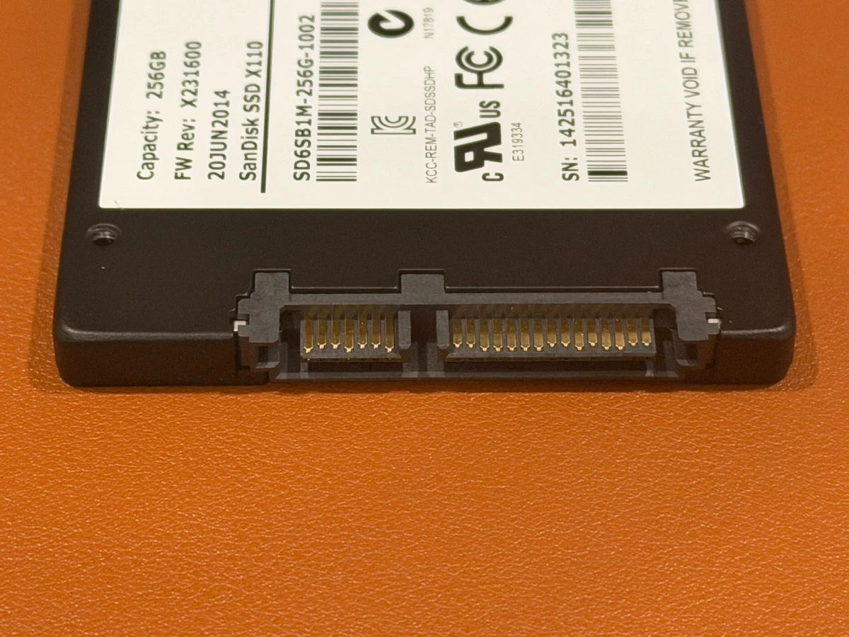 ③-W977-SanDisk SATA 256GB SSD 2.5 4点 SanDisk SDSSDHP-256G 256GB 2.5